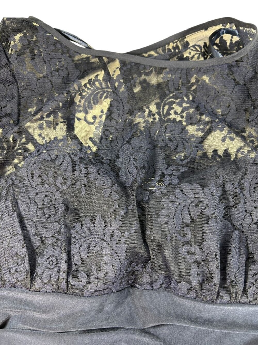 Jessica Howard Navy Lace Overlay Midi Dress Size 14 Wedding Guest Formal - Picture 4 of 9